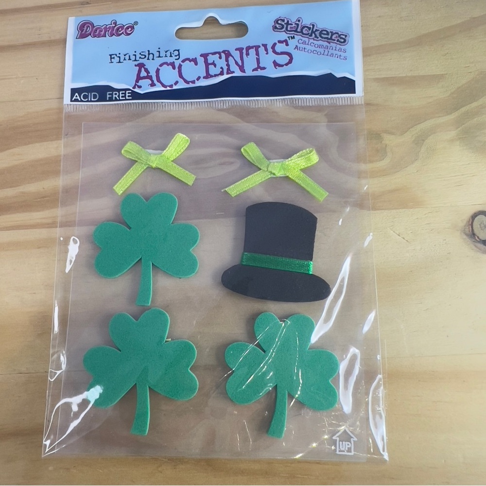 *5/$15* DARICO Finishing Accents St. Patrick's Day Stickers